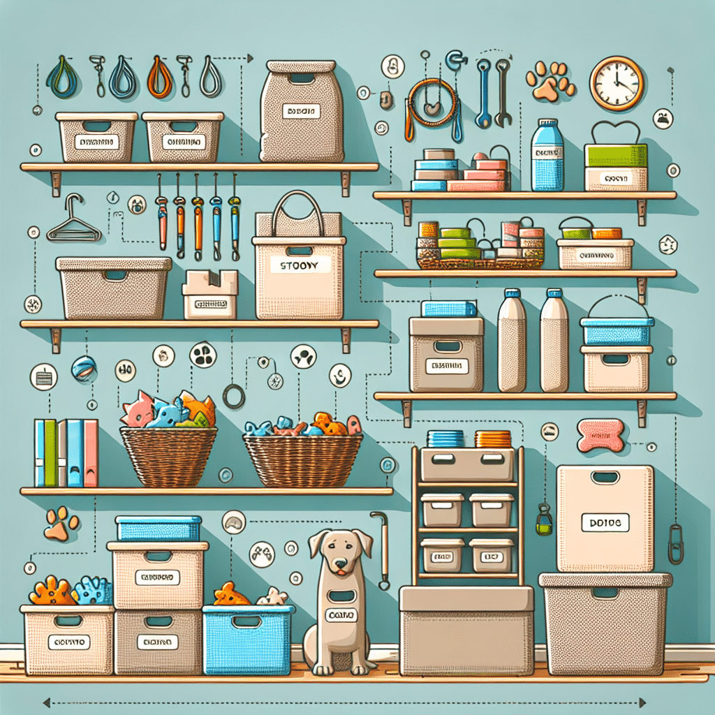 Smart storage solutions for pet supplies