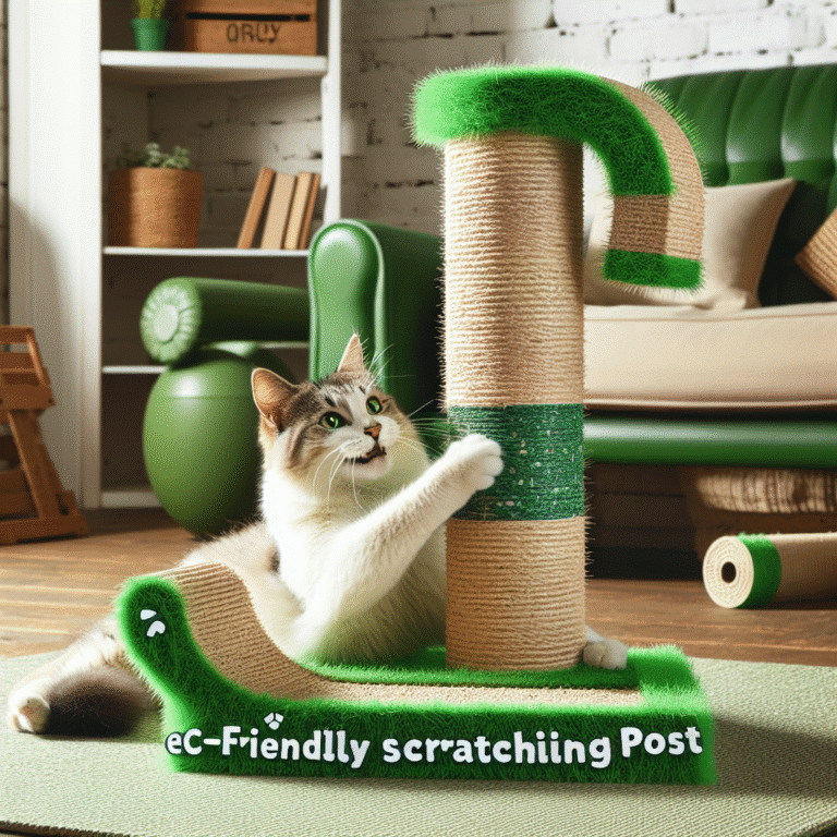 Eco-friendly scratching posts that cats will love