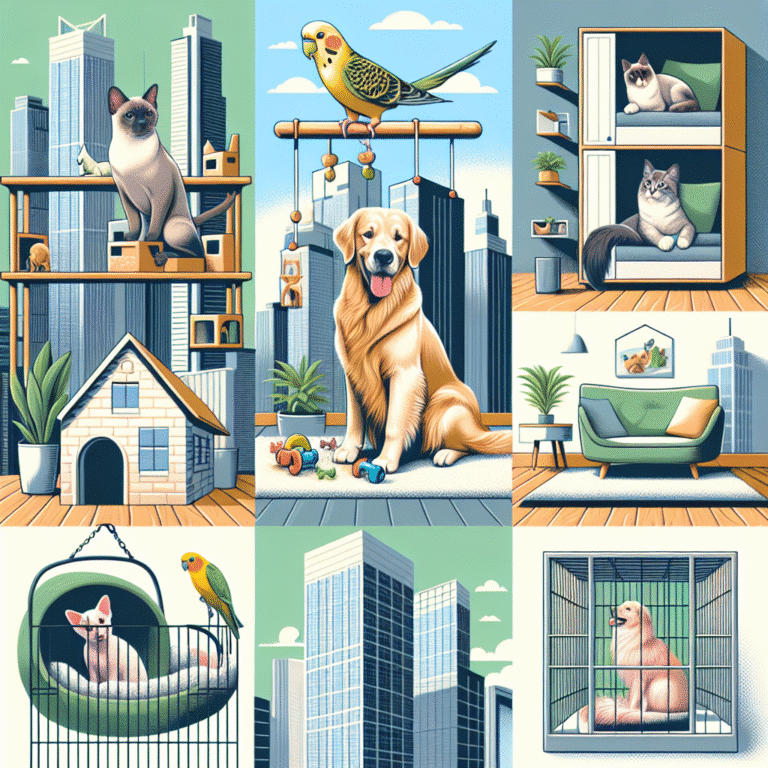 Stress relief for pets in high-density areas