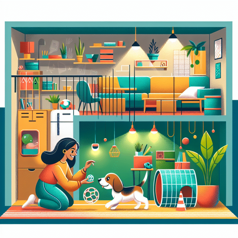 Keeping your pet active in a small apartment