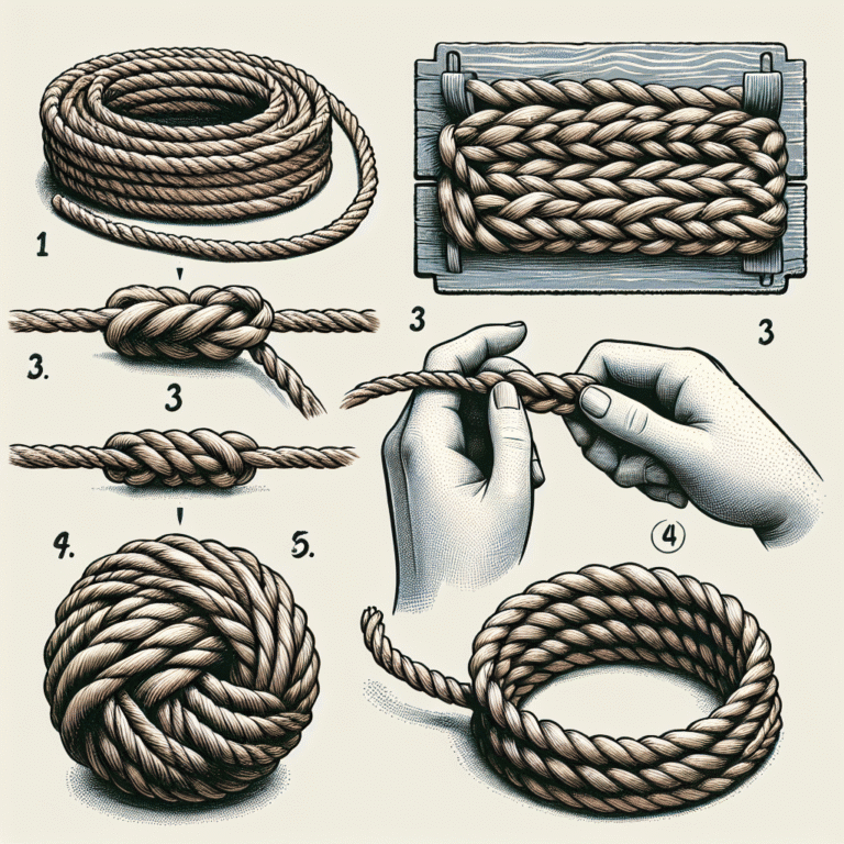 How to create a braided rope toy using jute