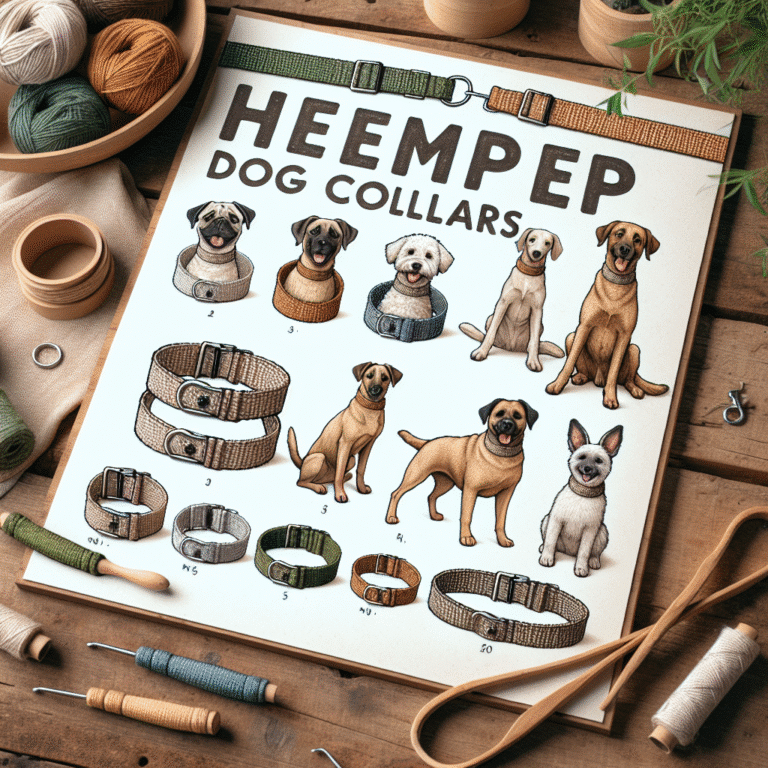 Durable hemp collars for eco-conscious dog owners