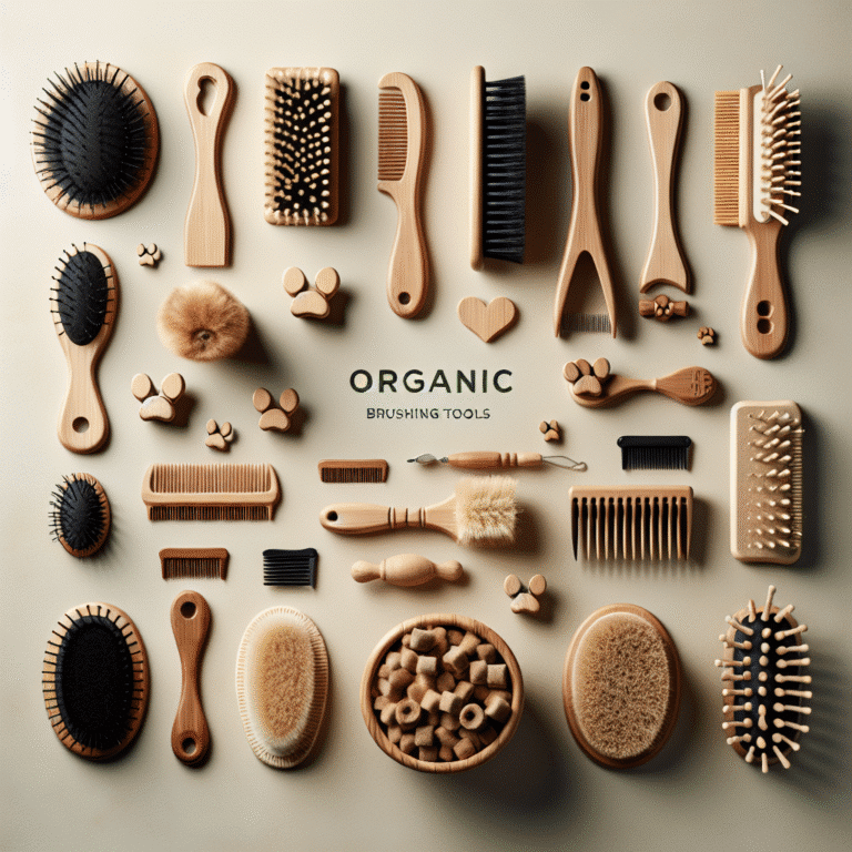 Organic brushing tools for dogs