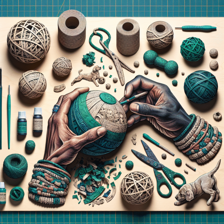 How to create biodegradable fetch balls from recycled materials