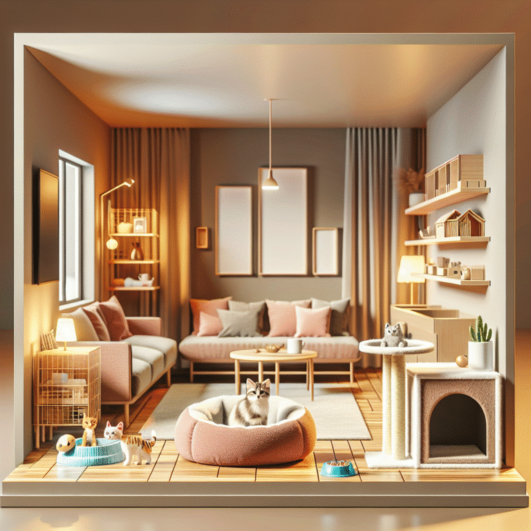 How to create a cozy pet space in a studio apartment