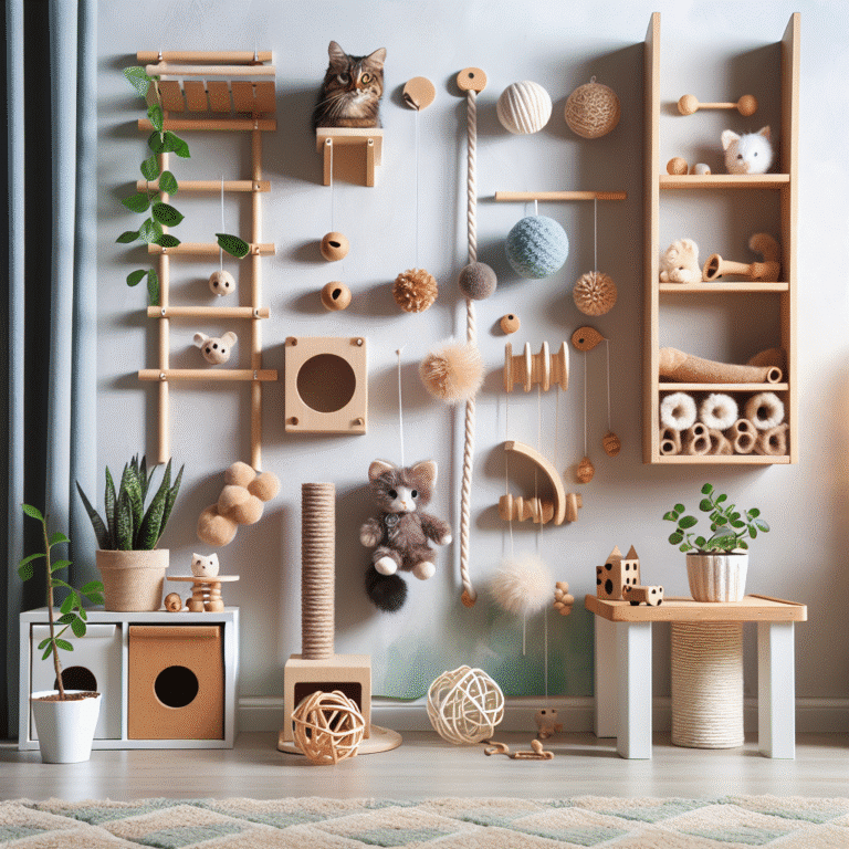 DIY pet toys for small spaces