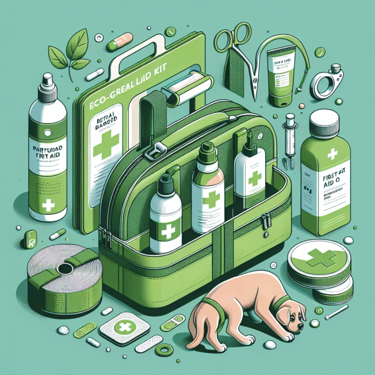 Eco-friendly first aid kits for pets