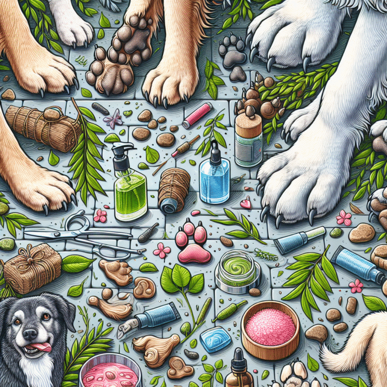 Natural paw care solutions for urban dogs