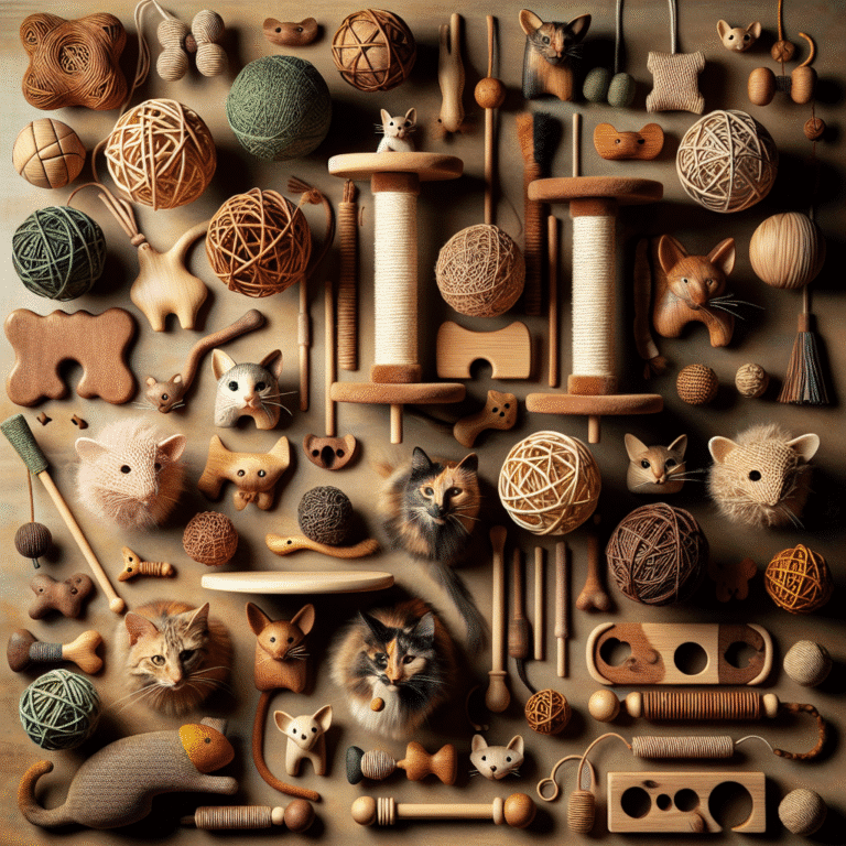 Top sustainable cat toys crafted from natural materials