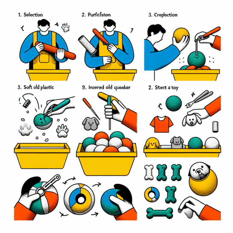 How to make squeaky toys with recycled materials