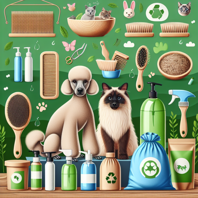 Eco-friendly alternatives to traditional pet grooming supplies
