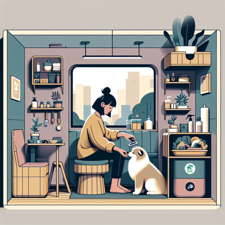 Sustainable pet care routines in small spaces
