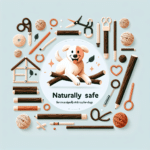 Making naturally safe stick toys for dogs