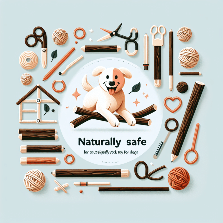 Making naturally safe stick toys for dogs