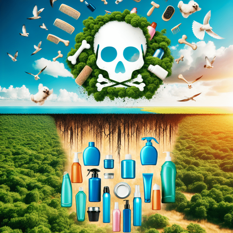 The environmental impact of pet grooming products