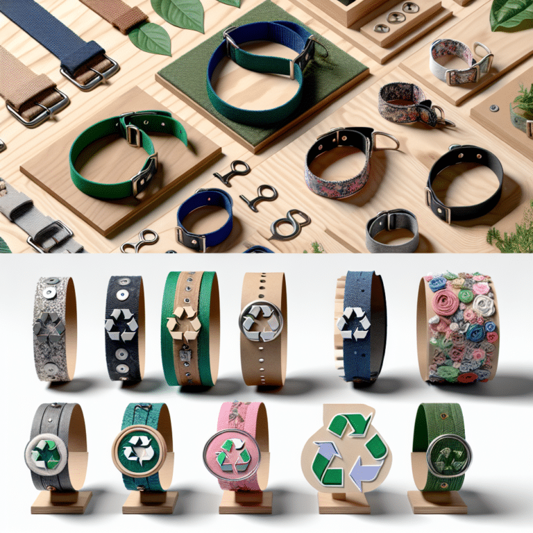 The rise of recyclable materials in dog collar design