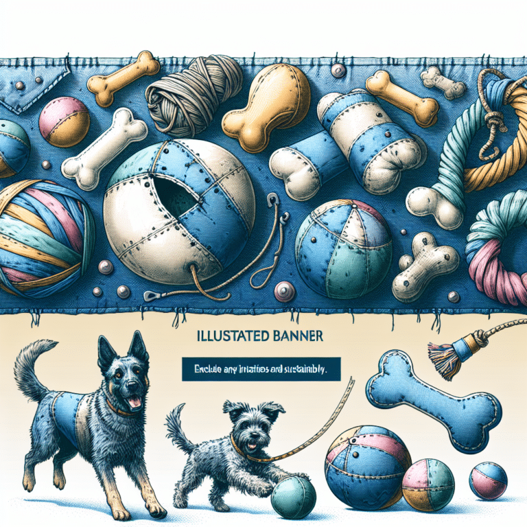 Recycled denim dog toys: A creative twist