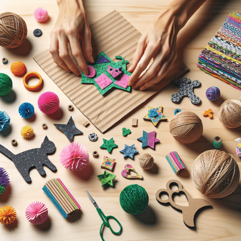 Crafting eco-friendly crinkle toys for kittens