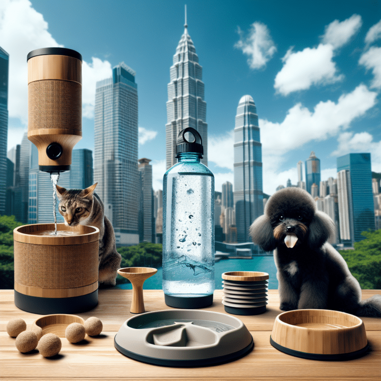 Eco-friendly hydration solutions for pets in urban environments.