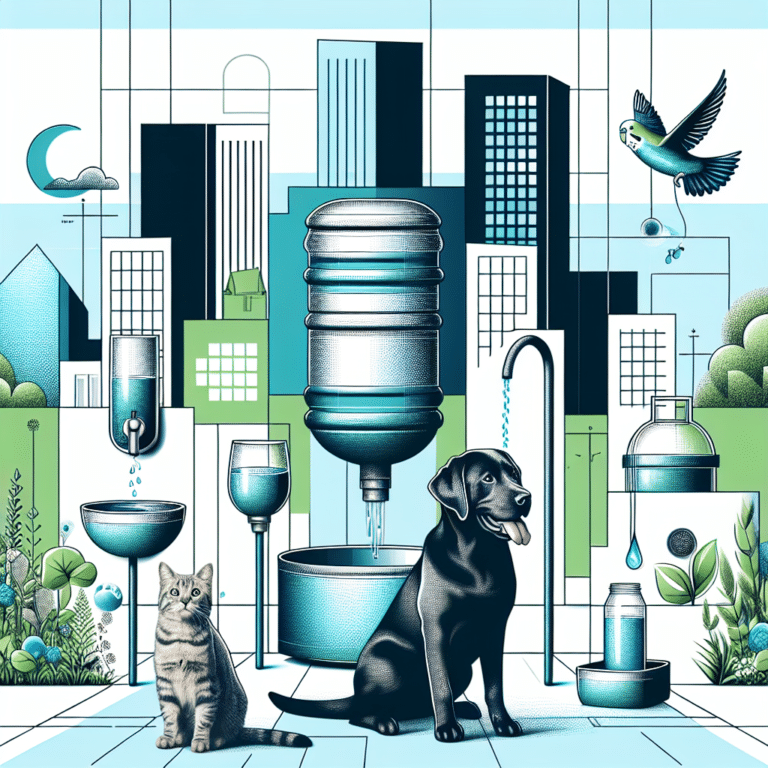 Eco-friendly hydration solutions for pets in urban environments.
