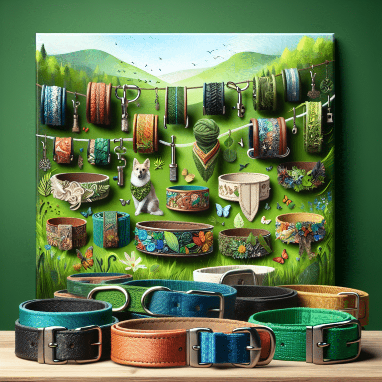 Eco-friendly dog collars: Fashionable choices that protect the planet
