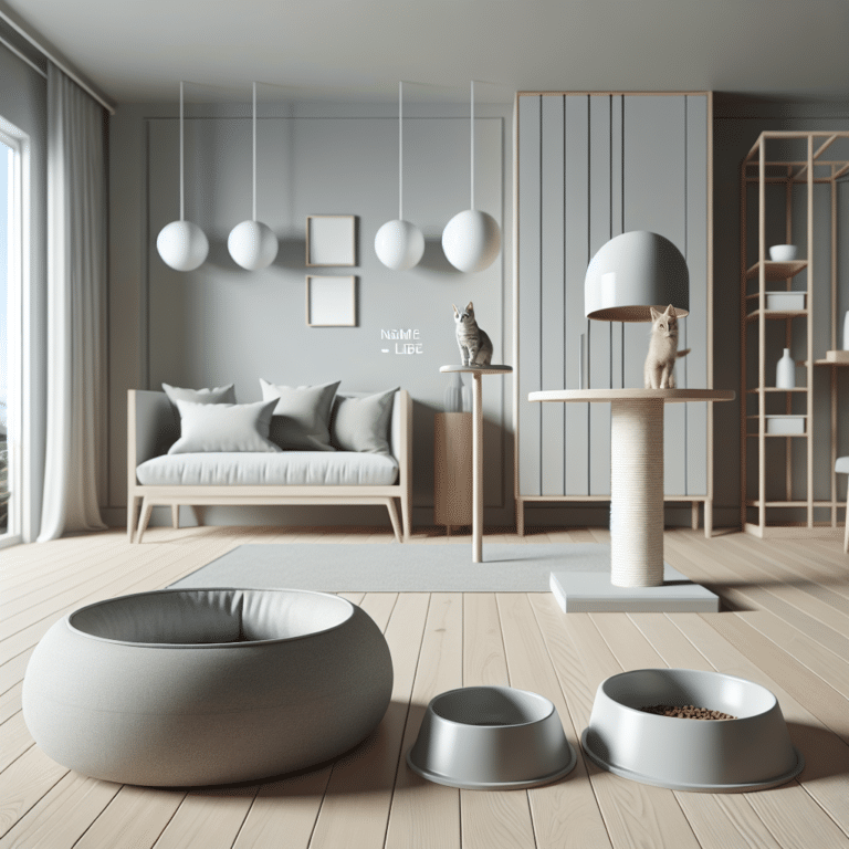 Minimalist pet accessories for apartments