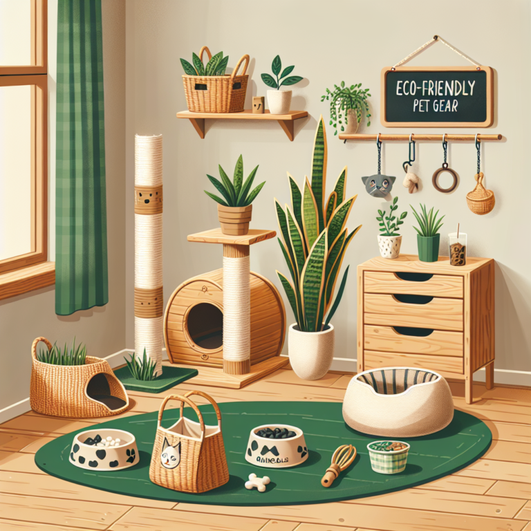 Eco-friendly pet gear for renters