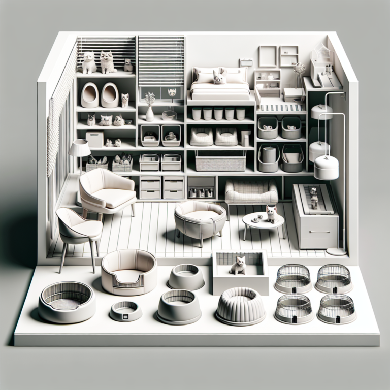 Minimalist pet accessories for apartments