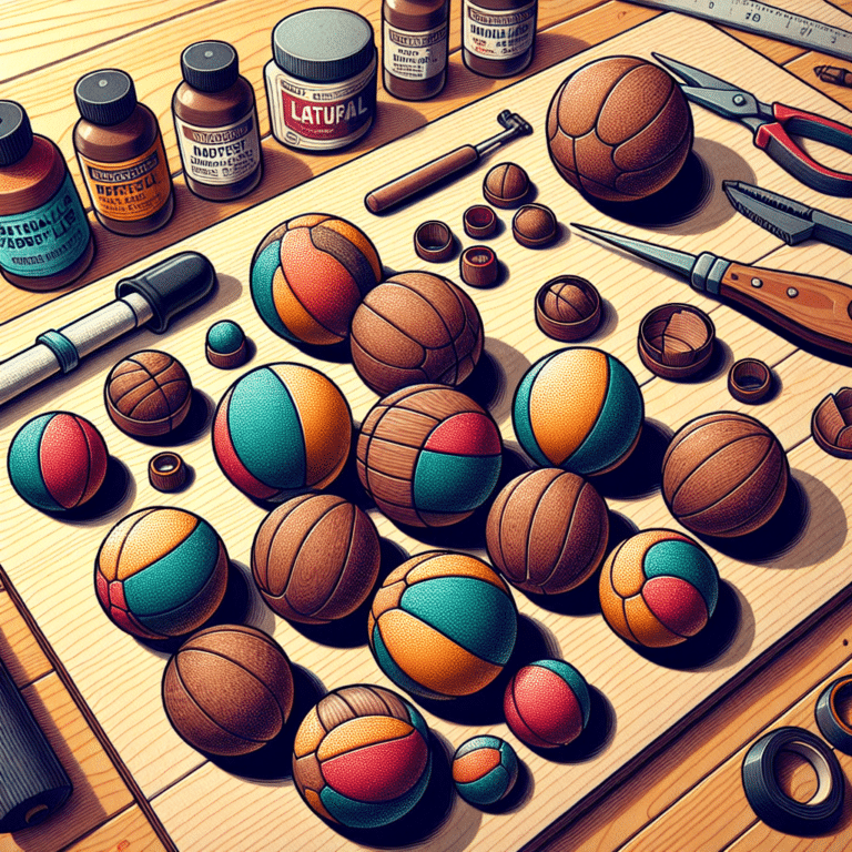 DIY natural rubber fetch balls