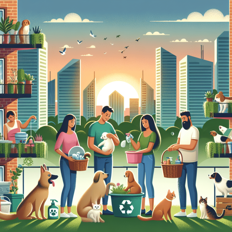 Tips for eco pet parenting in urban areas.