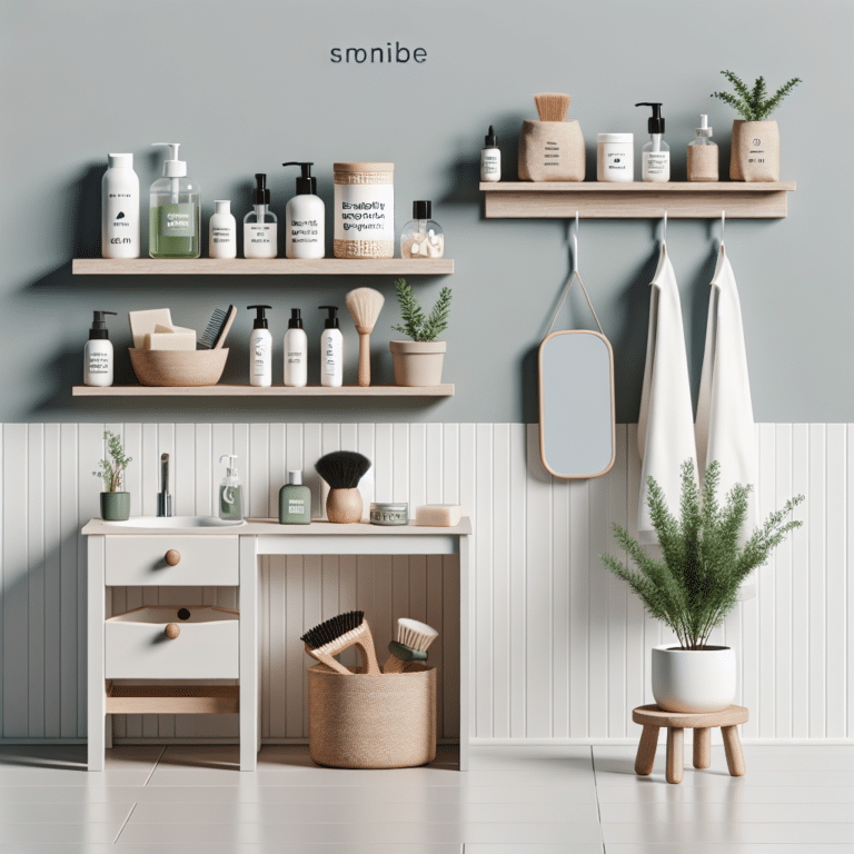 Eco-conscious grooming for small spaces
