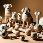 Recycled paper mâché pet toys