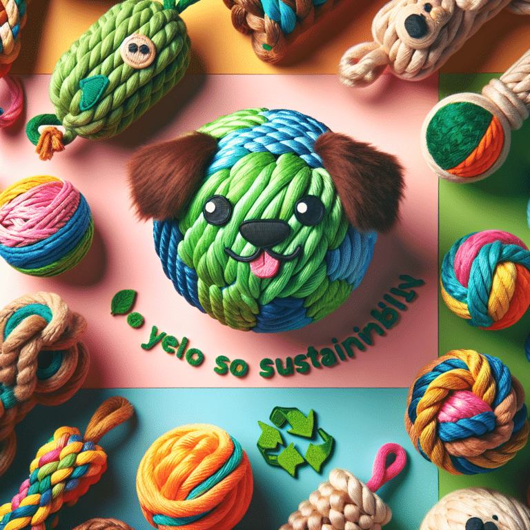 Crafting eco-friendly tug toys with recycled rope