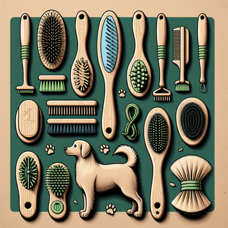 Organic brushing tools for dogs: Sustainable choices for a clean coat