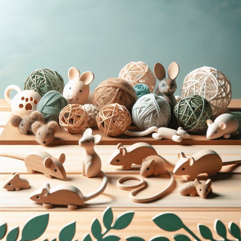 Top sustainable cat toys made from natural materials