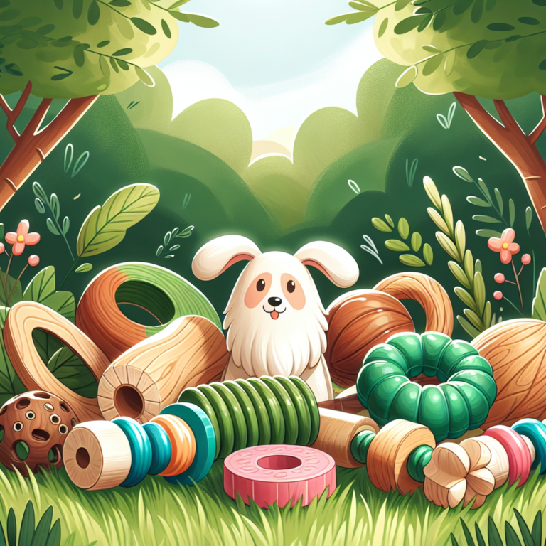 Sustainable chew toys from natural materials